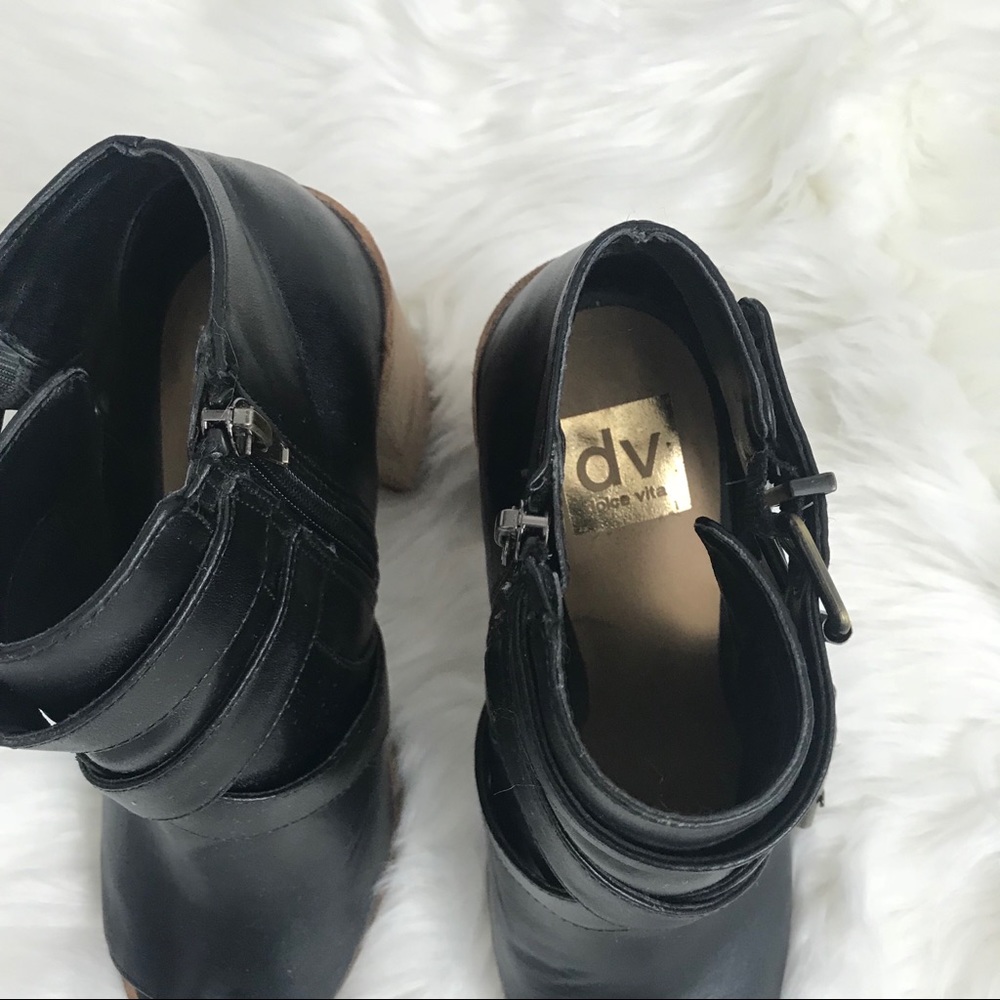 DV by Dolce Vita black open toe ankle heels 8.5 - Picture 5 of 7